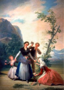 Les Fleuristes ou le Printemps, 1786 - Francisco de Goya