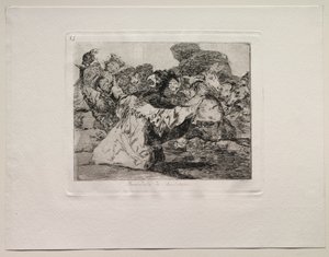 Les horreurs de la guerre : Le spectacle du charlatan - Francisco de Goya
