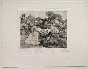 Les horreurs de la guerre : Spectacle de charlatans - Francisco de Goya