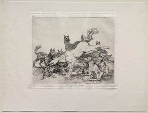 Les horreurs de la guerre : Il se défend bien - Francisco de Goya