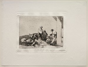 Les horreurs de la guerre : Il ne sert à rien de crier - Francisco de Goya