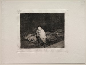 Les Horreurs de la Guerre : Les lits de la mort - Francisco de Goya