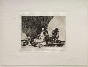 Les horreurs de la guerre : Les sains et les malades - Francisco de Goya
