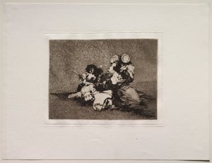 Les Horreurs de la Guerre : Les Femmes Donnent du Courage - Francisco de Goya