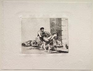Les horreurs de la guerre : Au cimetière - Francisco de Goya