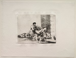 Les horreurs de la guerre : Au cimetière - Francisco de Goya