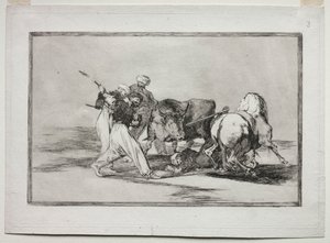 Les Maures installés en Espagne, abandonnant les superstitions du Coran, ont adopté cet art..., 1815-1816 - Francisco de Goya