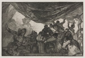 Les Proverbes : Folie claire, 1864 - Francisco de Goya