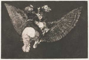 Les Proverbes : La Folie Volante, 1864