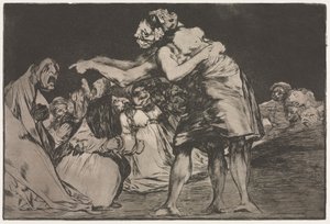 Les Proverbes : Folie matrimoniale, 1864 - Francisco de Goya