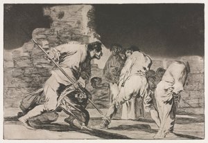 Les Proverbes : La Folie de la Fureur - Francisco de Goya