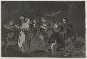 Les Proverbes : Les blessures guérissent plus vite que les mots hâtifs, 1864 - Francisco de Goya