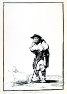 Le Berger, vers 1760-1820 - Francisco de Goya