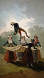 Le Mannequin de paille El Pelele, 1791-1792 - Francisco de Goya