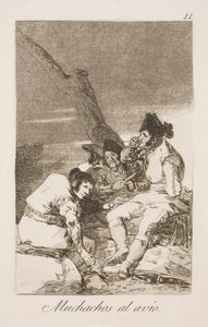 Au travail les garçons - Francisco de Goya