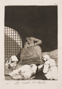 Ne les réveillez pas, le sommeil est peut-être leur seul réconfort - Francisco de Goya