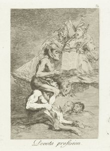 Profession dévote - Francisco de Goya