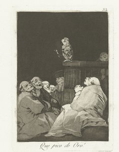 Wat een gouden snavel! - Francisco de Goya
