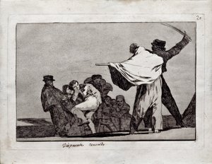 Folie bien connue de la série Los Disparates, 1815-1819 - Francisco de Goya