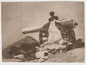 « Quel courage ! » (What Courage!) tiré de la série « Les désastres de la guerre »