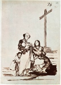 Femmes et enfants près d