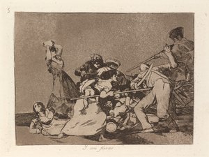 Et ils sont comme des bêtes sauvages - Francisco de Goya