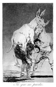 Vous qui ne pouvez pas, 1799 - Francisco de Goya