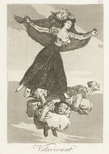 Ils ont volé (Volaverunt) (série Los Caprichos) - Francisco de Goya