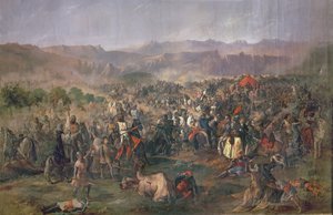 Bataille de Las Navas de Tolosa où les rois de Castille battent les Almohades en 1212 - Francisco de Paula van Halen
