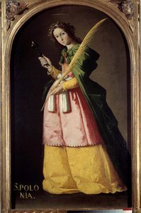 Portrait de Sainte Apollonie - Francisco de Zurbaran