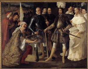Reconquista : La reddition de Séville devant Ferdinand III, roi de Castille et de León