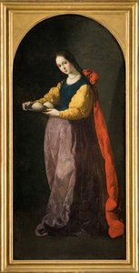 Sainte Agathe, entre 1630 et 1635 - Francisco de Zurbaran