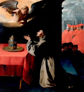 Saint Bonaventure en prière - Francisco de Zurbaran