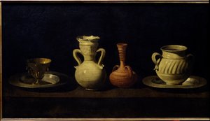 Nature morte, tasses et vases - Francisco de Zurbaran
