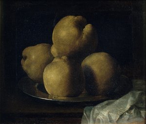Nature morte avec plat de coings