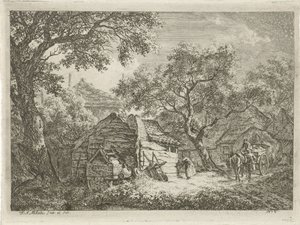 Ferme entourée d