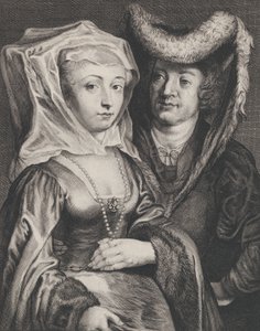 Saint Pépin I et sa fille, Sainte Begga, ca. 1645-72 - Franciscus van der Steen