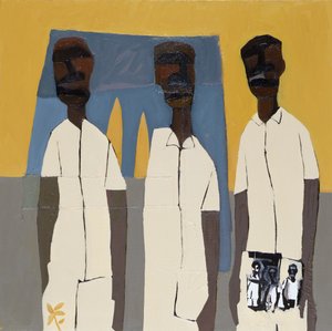 Church Boys III, 2000 (technique mixte sur toile)