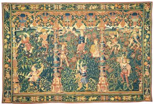Tapisserie de verdure exotique, possiblement Tournai, première moitié du 16ème siècle - Franco Flemish School