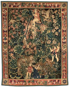 Tapisserie de verdure exotique, probablement Tournai, première moitié du XVIe siècle - Franco Flemish School