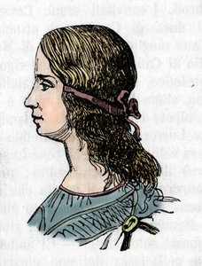Portrait de Lucrèce Borgia (Lucrezia) (1480-1519) Gravure tirée de 