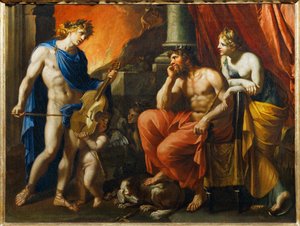 Orphee devant Pluton et Proserpine - Orpheus before Pluto and Proserpina ... - Francois (1590 1650) (after) Perrier