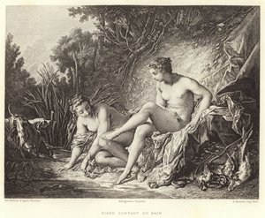 Diane Sortant du Bain - Francois (after) Boucher