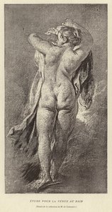 Étude pour la Vénus au bain - Francois (after) Boucher