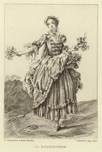 La Bouquetiere (gravure)