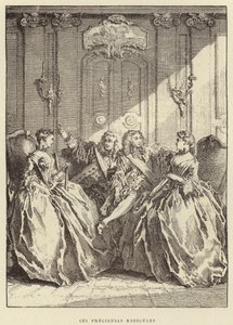 Les Précieuses ridicules (gravure) - Francois (after) Boucher