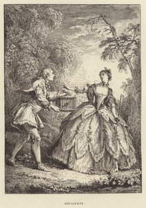 Méliserte (gravure) - Francois (after) Boucher