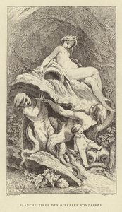 Planche tirée des diverses fontaines - Francois (after) Boucher