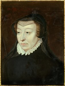 Portrait de Catherine de Médicis, Reine de France - Francois (after) Clouet