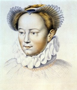 Portrait de Marguerite de Valois, dite Reine Margot (1553-1615), Reine de Navarre, première épouse de Henri IV. d